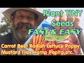 How to Plant TINY SEEDS...FAST & EASY