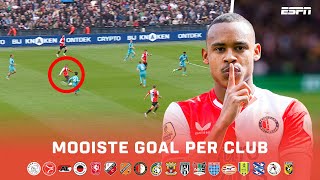 De MOOISTE GOAL per CLUB in de Eredivisie 2023/24 🎯🔥