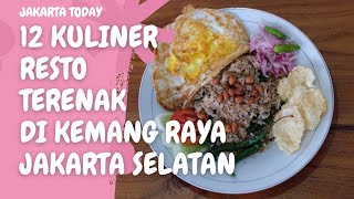 12 Kuliner Resto Terenak Jalan Kemang Raya ~JAKARTA SELATAN