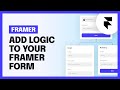 How to Add Logic to your Framer Form