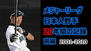 メジャーリーグ　日本人野手20年間の記録　前編　　イチローから、新庄剛志、田口壮、松井秀喜、松井稼頭央、井口資仁、中村紀洋、城島健司、岩村明憲、福留孝介まで