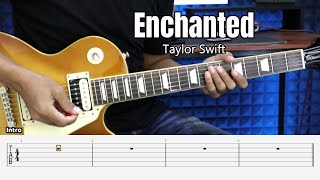 Enchanted - Taylor Swift - Guitar Instrumental Cover + Tab