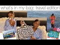 WHAT'S IN MY BAG: travel & toiletries edition! | Jayla Elle