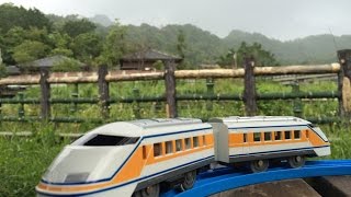 【Plarail Go! Go! Go! 】プラレール東武100系電車は、新北市 菁桐  ( 00615)