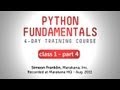 Python Training - Defining Functions