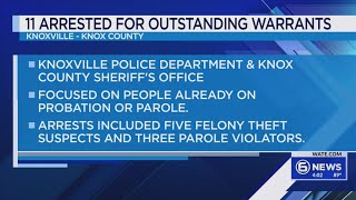 Kpd 11 Arrested During Joint Property Crime Crackdown