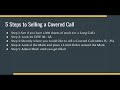 a step by step guide to sell covered calls for income