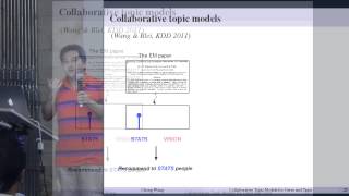 Collaborative Topic Models for Users and Texts