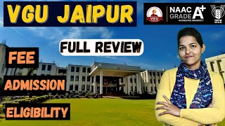 Vivekananda Global University Jaipur | VGU University Campus Tour | Admission | Fees | Cutoff | Jee