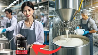 How Whey Protein is Made in Factory | How Whey Protein Works in The Body
