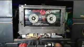 cassette Deck play with New record in tdk b 60 cassatte