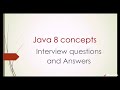 Java 8 features | Java 8 interview questions and answers