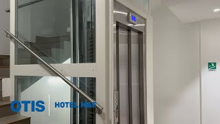 [4K60FPS] 2 Nice 2018 OTIS GeN2 Life MRL traction elevators@Hotel**** M\u0026F, Gallipoli, Italy