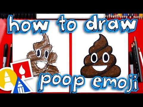 How To Draw The Poop Emoji 💩 How To Draw The Poop Emoji 💩