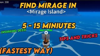 Fastest way to find mirage island 🏝 (working 2023)