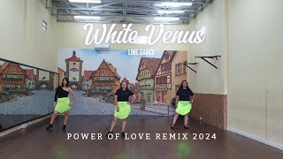 White Venus | Power Of Love Remix 2024 | LINE DANCE | Choreo: Latih Ashari Asa (INA)