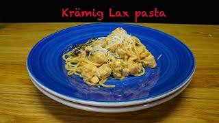 Krämig lax pasta | Super god och lätt lagad