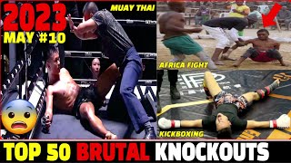 Top 50 Knockouts - MMA•MUAY THAI•BOXING•KICKBOXING 🌎 2023.5 #10