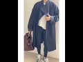 寬鬆復古翻領中長版風衣外套 kdcq b116 好物分享 fashion ootd