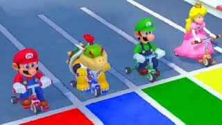 Super Mario Party MiniGames - Mario vs Luigi vs Peach vs Bowser Jr. (Master Cpu)