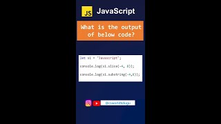 slice method in javascript | string methods in javascript