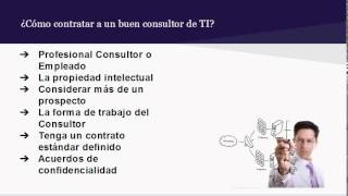 ¿Cómo contratar a un buen consultor de TI?