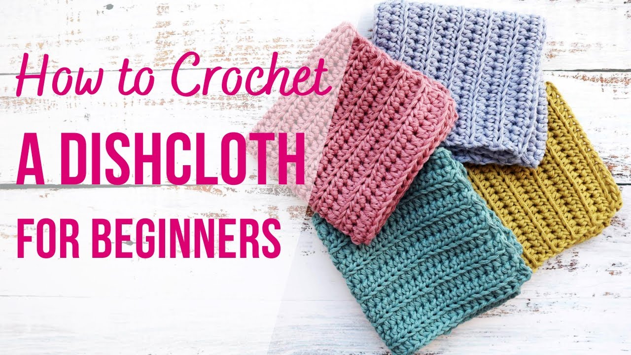Fast And Easy Crochet Dishcloth Adorecrea