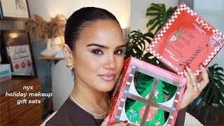 NYX Cosmetics Holiday 2024 Collection Haul \u0026 Try-on