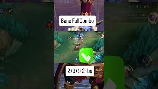 Bane Full Combo Skill Tutorial #mobilelegends #mlbb #tutorial