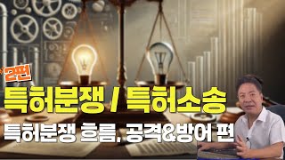 [아이디어 창] 특허분쟁 특허소송 2편 특허분쟁 흐름 및 공격\u0026방어