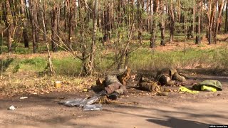 Dead Russian Soldiers Litter Roads Around Liberated Lyman