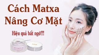 Cách matxa nâng cơ mặt hiệu quả cùng kem nâng cơ mặt Minori