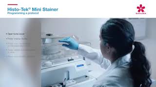 Histo-Tek® Mini Stainer - Programming a protocol