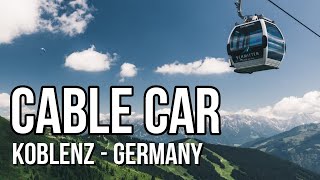 Cable Car in Koblenz Germany | Seilbahn | German corner |Deutsche Eck