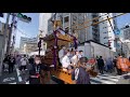 『4Ｋ』令和3年 下谷神社例大祭 本社神輿山車 巡行