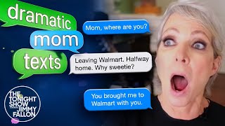 Allison Janney and Jimmy Reenact Dramatic Mom Texts | The Tonight Show