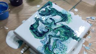 ( 346 ) Layering technique acrylic pouring