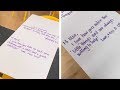 Teacher Leaves Personalised Notes On Students Desks