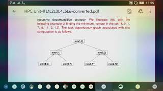 Task decomposition,Task dependency and interaction graph