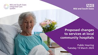 Proposed Changes to Services at Local Community Hospital - 19 March 2024