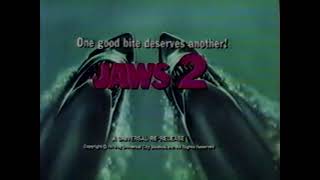 Jaws 2 Opening Friday TV Commercial