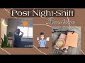 POST NIGHT SHIFT ROUTINE | how i have a good sleep after 10hr night shift | SARA