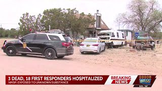 NMSP: 3 dead, 22 hospitalized in 'exposure to unknown substance'