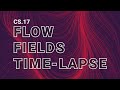 Creative Coding Time-lapse - Flow fields w/ React Three Fiber (React.js + Three.js)