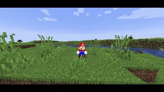 Speed running Minecraft... as Mario? Super Mario 64 in Minecraft Part 1