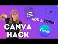 How to ADD and EMBED a Form on Your Canva Website