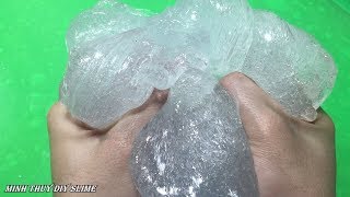 HOW TO MAKE CLEAR GLUE !!! DIY GIANT CLEAR SLIME !! NO BORAX !