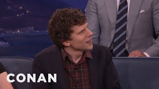 The Adventures Of Jesse Eisenberg & A Naked Michael Shannon Dummy | CONAN on TBS