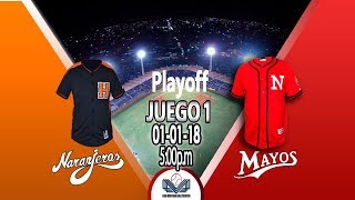 Playoff: Naranjeros de Hermosillo vs Mayos de Navojoa Juego 1 En vivo EN HD