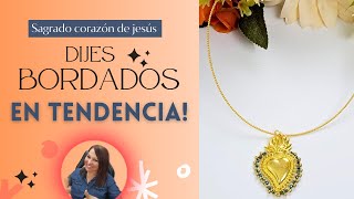 BISUTERÌA RELIGIOSA. APRENDE A DECORAR LA MEDALLA DEL SAGRADO CORAZÒN DE JESÙS ❤❤❤